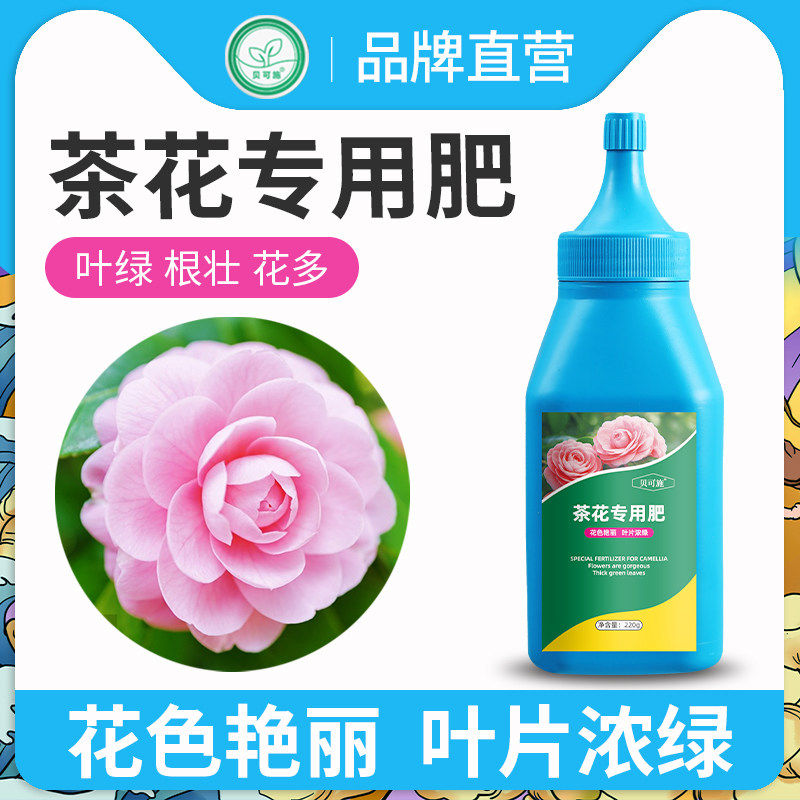 茶花专用肥山茶花肥料地盆栽盆景有机肥营养液喷叶肥复合肥开花肥