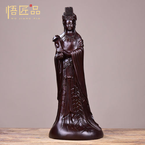 妈祖神像天上圣母工艺品黑檀木雕