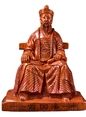 摆件人物雕塑古代红木工艺品