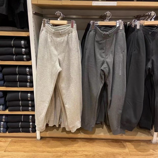 男444051 秋冬保暖抓绒小脚裤 试衣间男女情侣款 2024仿羊羔绒运动裤