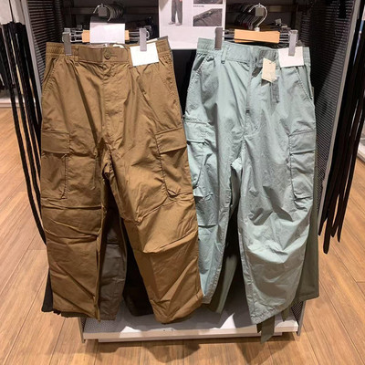 宽腿工装裤休闲裤伞兵长裤