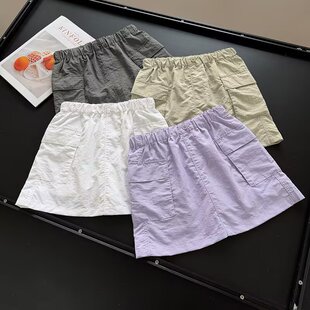 童装儿童女童休闲短裤迷你裙裤短裙工装半身裙2026夏季新款483329