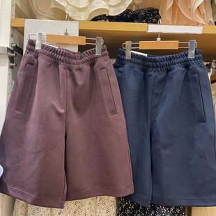 日系男装女装情侣休闲宽松运动短裤五分裤子卫裤百搭直筒裤482758