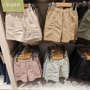 小蓉童装/男童/女童夏季尼龙休闲短裤户外防水快干儿童裤子465125