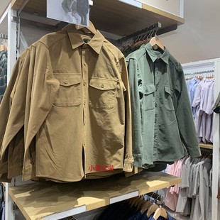 茄克衬衣470298 男女情侣秋季 薄外套长袖 衬衫 462092 休闲宽松工装