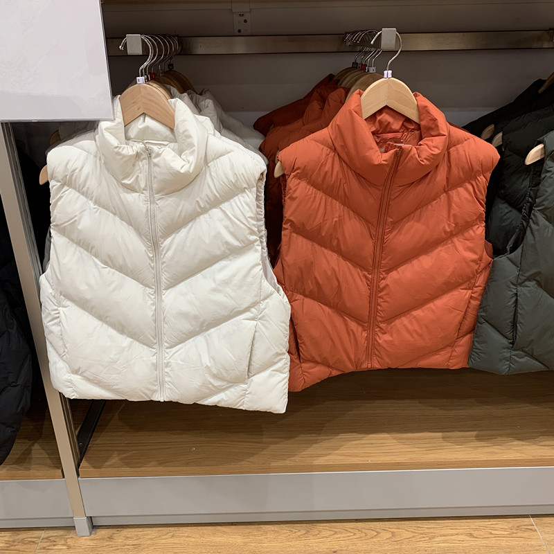 空气棉服背心保暖马甲立领外套