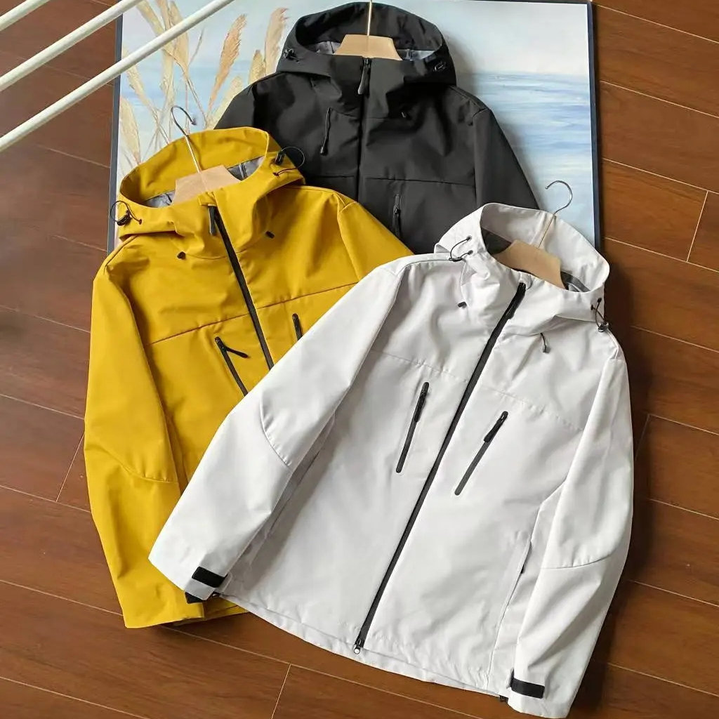 防风防水连帽运动沖锋衣外套