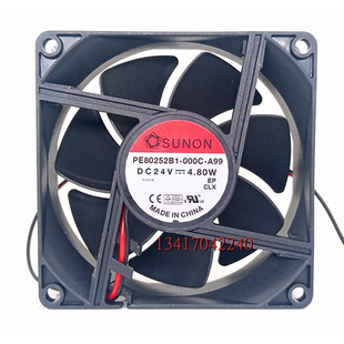 全新SUNON PE80252B1-000C-A99 8025 24V 4.8W滚珠轴承变频器风扇