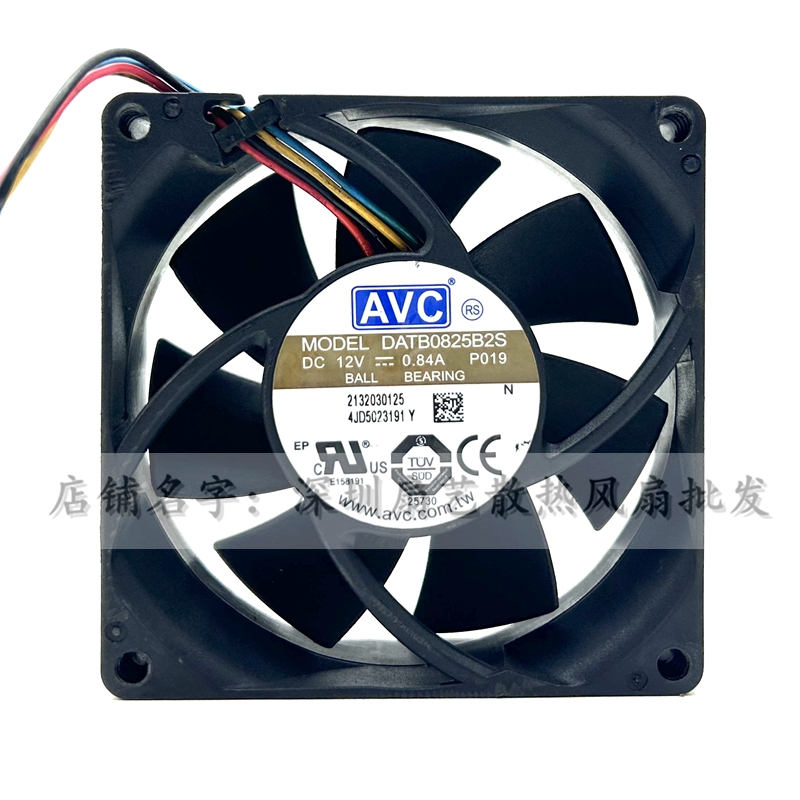 台湾AVC 8025 12V DATB/DATC/DBTA0825B2S/B2G/B2U/B4G散热风扇