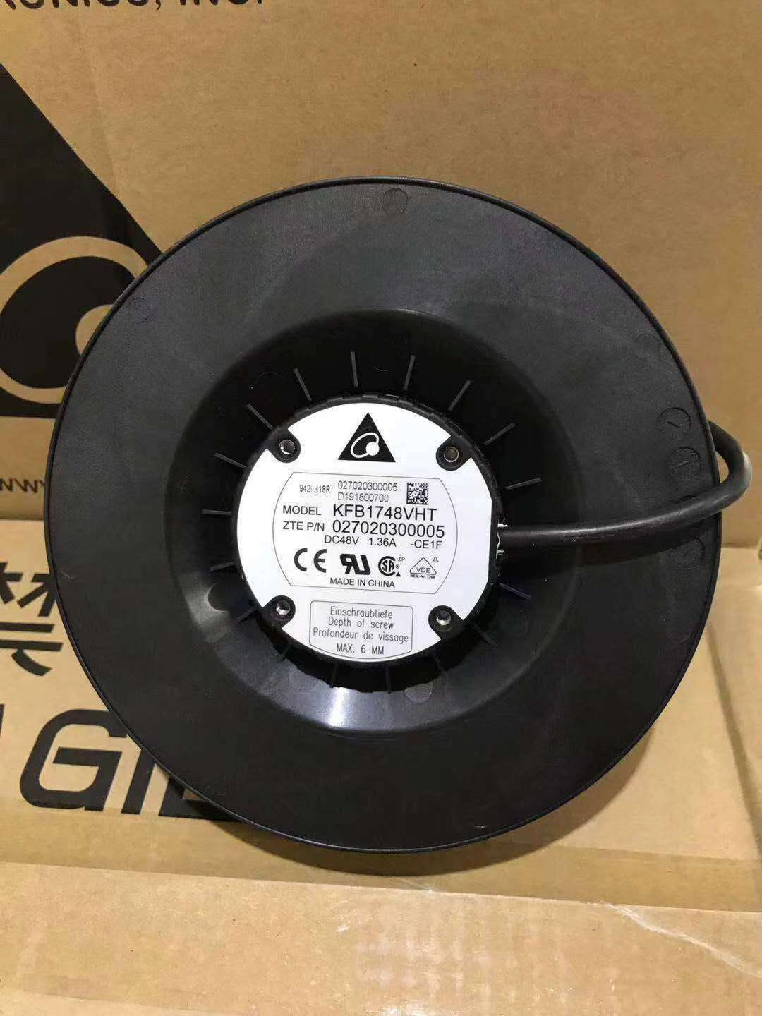 全新正品台达KFB1748VHT 48V 1.36A变频器工控离心涡轮散热风扇