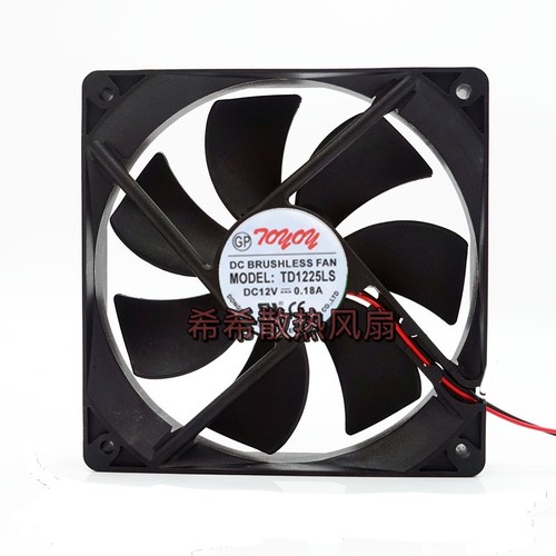 TONON TD1225LS 12V 0.18A 12CM厘米 静音机箱电源散热风扇 12025