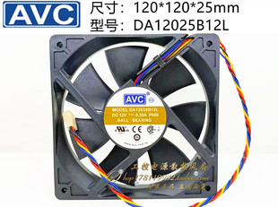 AVC DA12025B12L 12V 12cm厘米 3000转/电源/CPU散热器/水冷风扇