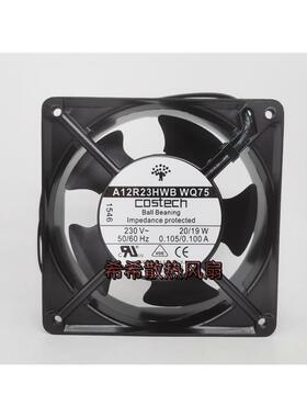 全新Costech A12R23HWB WQ75 230V 12038 12CM机柜变频器散热风扇