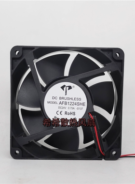 亿达YD AFB1224SHE 24V 0.75A 12CM 4200RPM 12038大风量变频风扇