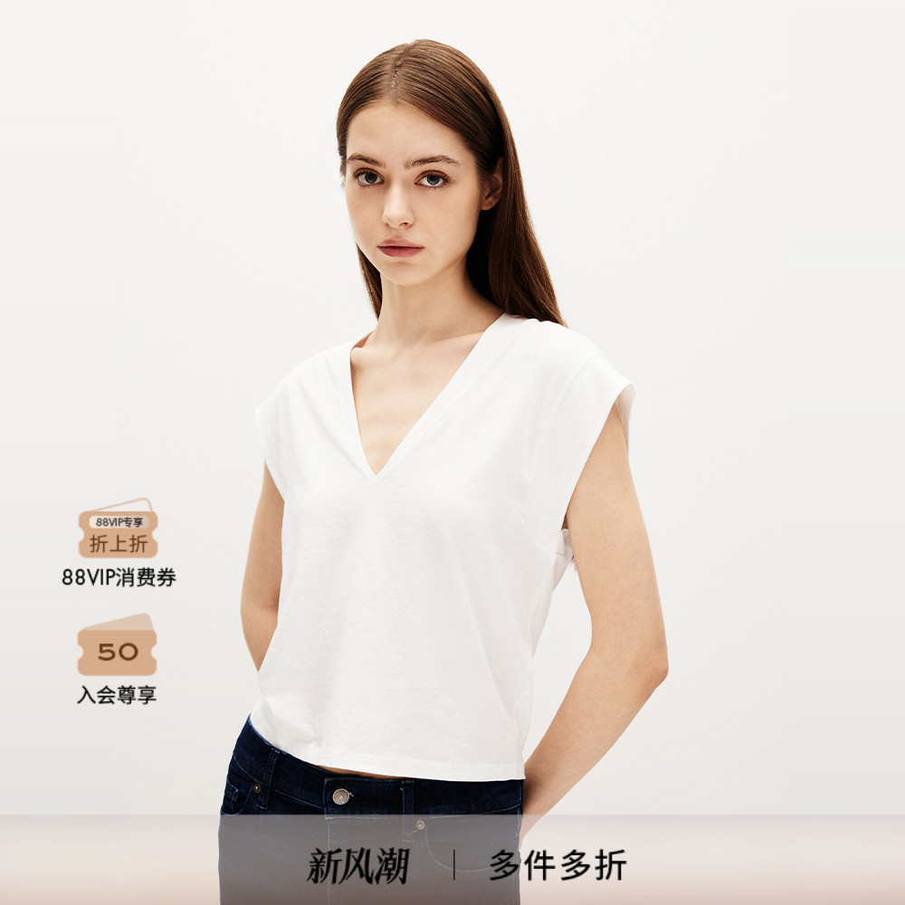 FRAMEDENIM短袖T恤内搭短款