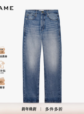 FRAME女士直筒挺括牛仔裤复古 LE MEC