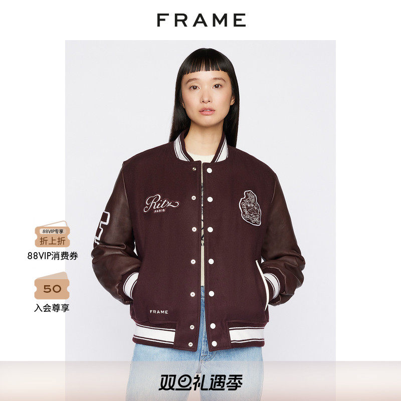 新品FRAME棒球服夹克外套