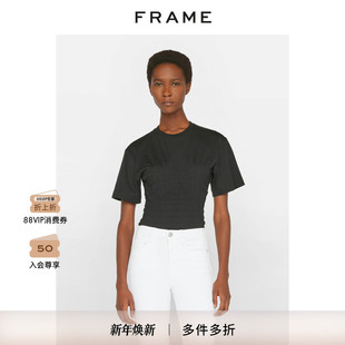 收腰显瘦女装 FRAME圆领短袖 T恤女式