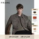 FRAME男士 2026早春新款 复古宽松简约纯色夹克外套