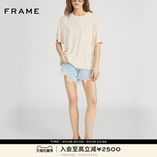 【春夏新品】FRAME女士毛边牛仔短裤THE GRUNGE HANG SHORT