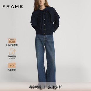 THE 阔腿裤 FRAME女士复古挺括宽松牛仔裤 LOOSE 2025秋冬新款