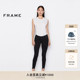 脚毛边双色 SKINNY 裤 FRAME女士春秋黑白中腰高弹紧身牛仔裤