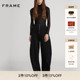 2026早春新款 FRAME女士高腰阔腿弯刀牛仔裤 THE ZIP JEAN