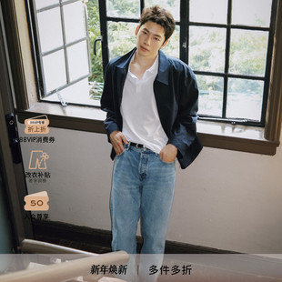 复古宽松舒适休闲直筒牛仔裤 美式 FRAME男士 长裤 2025新款