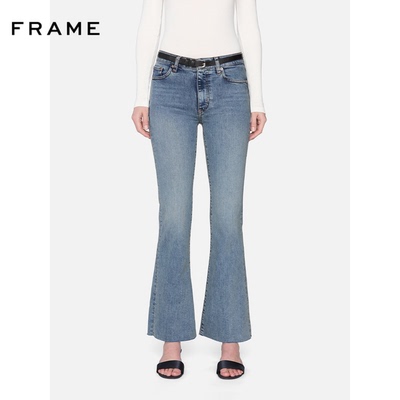 FRAME女士高弹气质微喇牛仔裤喇叭裤 THE ICON