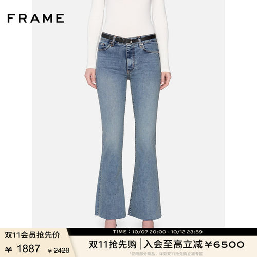 FRAME女士高弹气质微喇牛仔裤喇叭裤 THE ICON