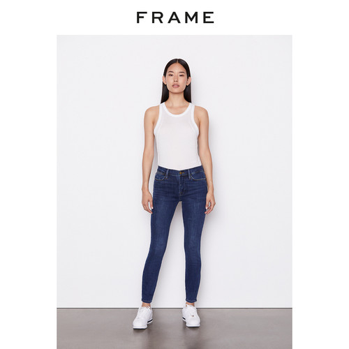 FRAMEDENIM高腰紧身铅笔裤