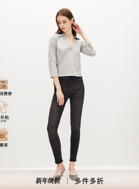 FRAME高弹高腰紧身牛仔裤铅笔裤 LE HIGH SKINNY LHS208