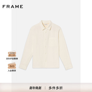 合身纽扣翻领长袖 FRAME男士 衬衫 2025新款