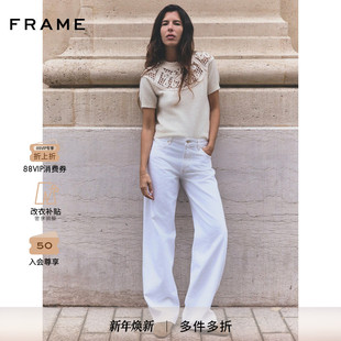 THE FRAME女士高腰阔腿牛仔裤 STROLL 2025秋冬新款