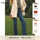 经典 款 FRAME女士宽松高弹直筒水洗九分denim牛仔裤 THE MELLOW