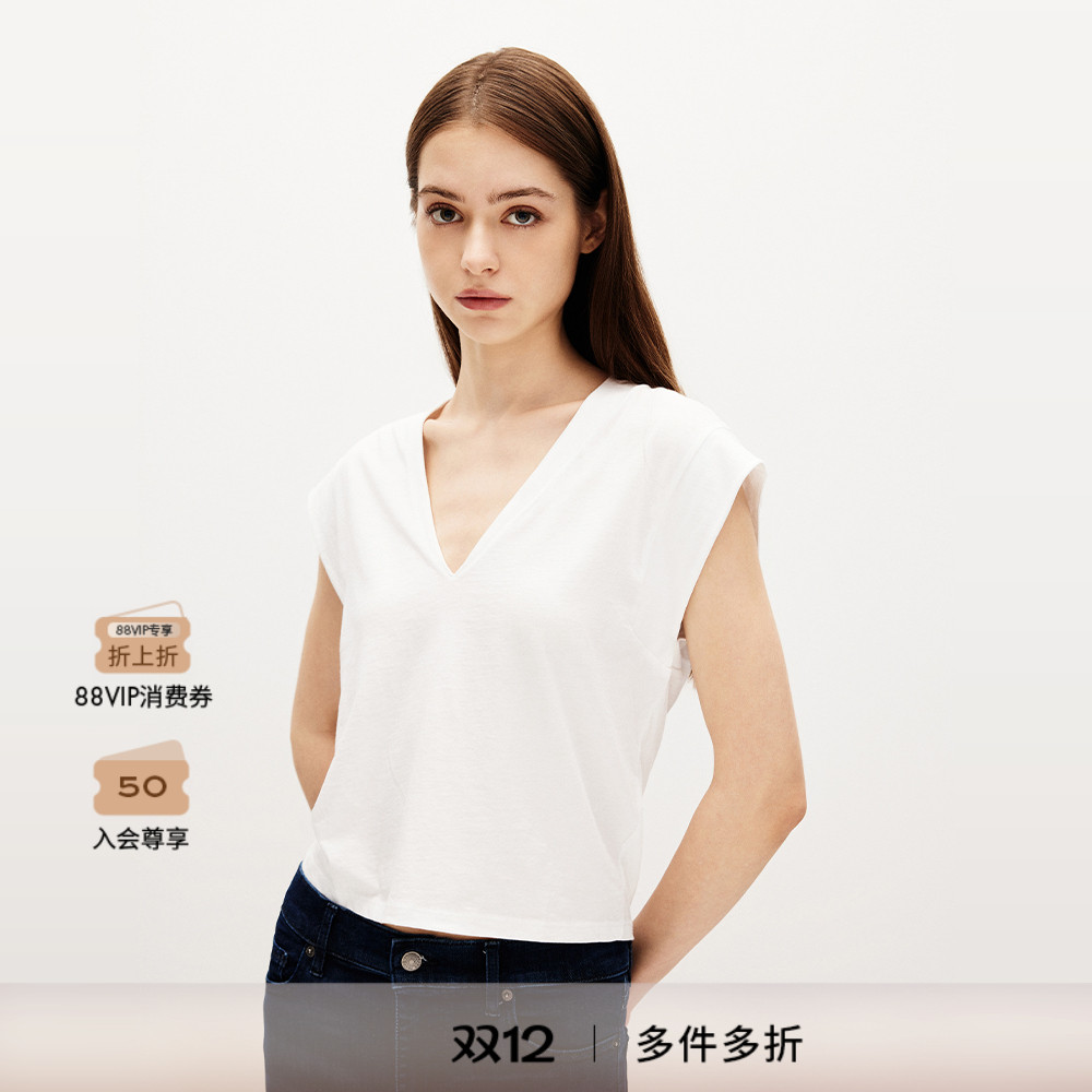 FRAMEDENIM短袖T恤内搭短款