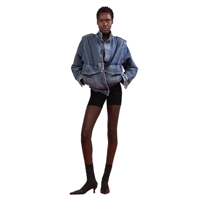 FRAME女士黑色弹力短裤打底骑行裤 Jestset