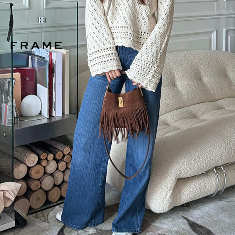 新款美式复古牛仔裤FRAME