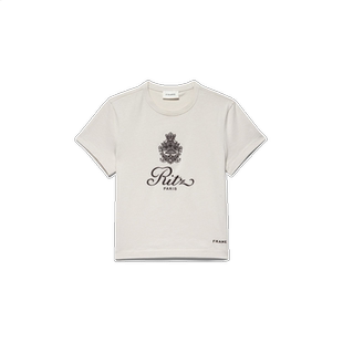 FRAME圆领短袖T恤女丽兹酒店Ritz Paris春季款女装