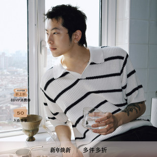 百搭简约条纹POLO衫 FRAME男士 上衣 2025新款