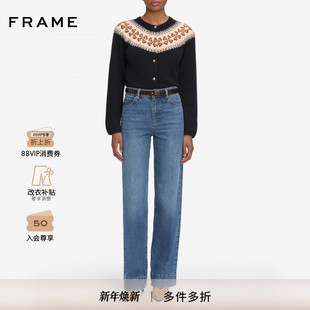 THE FRAME女士宽松直筒牛仔裤 新款 STREAMLINE 2025秋季