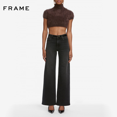 FRAME女士高腰宽松阔腿牛仔裤LE SLIM PALAZZO