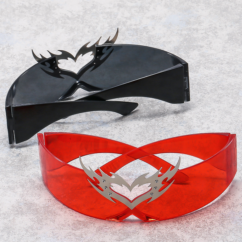 赛博朋克风未来感无框太阳镜