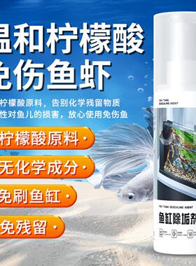 鱼缸专用柠檬酸除垢剂｜玻璃水垢