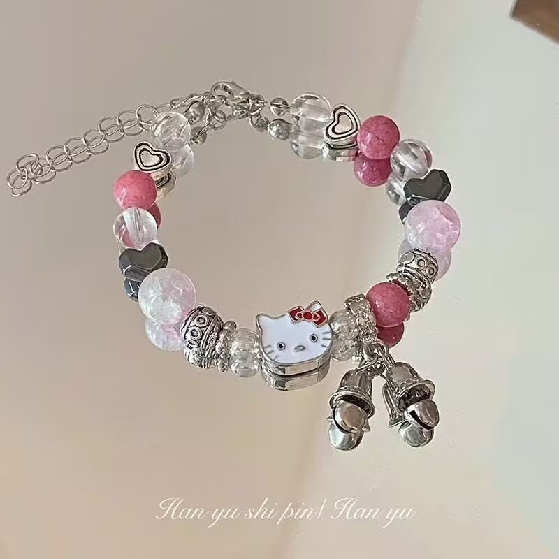 四条装星星拼接铃铛手链