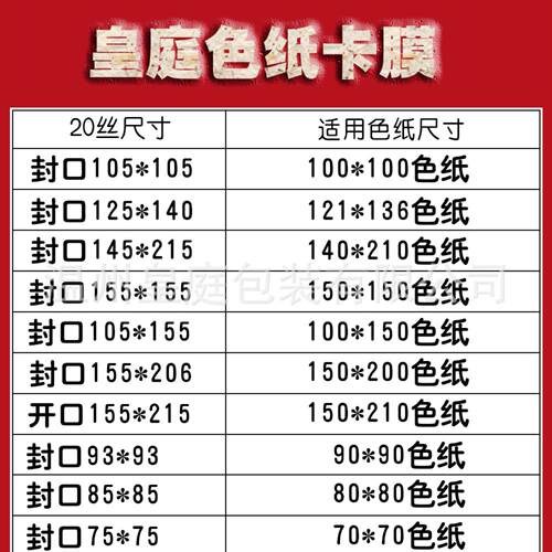20丝超高透明CPP自粘保护袋｜A5