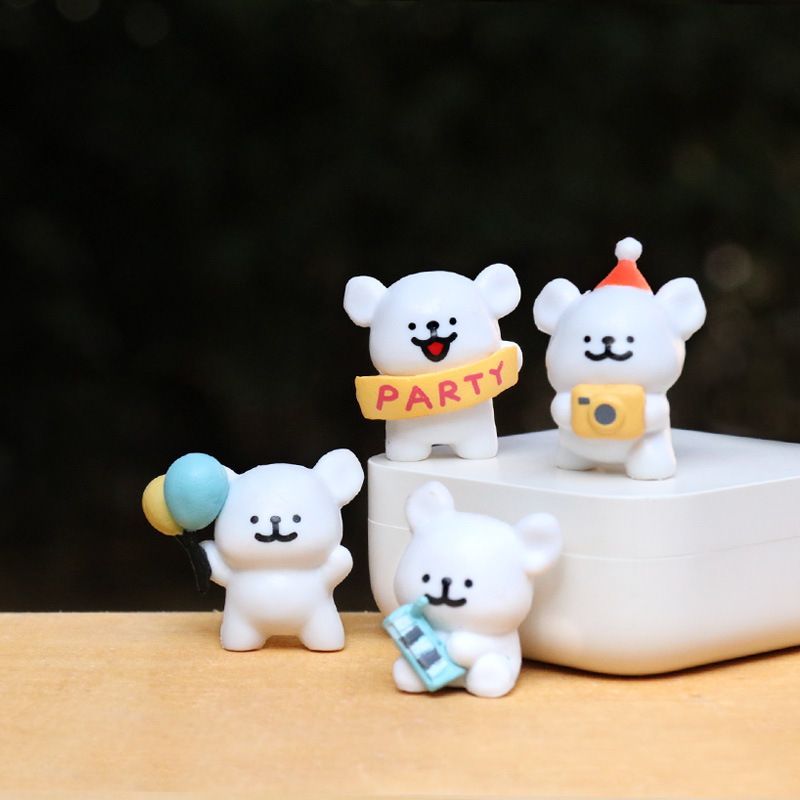 线条小狗手办DIY萌粒摆件