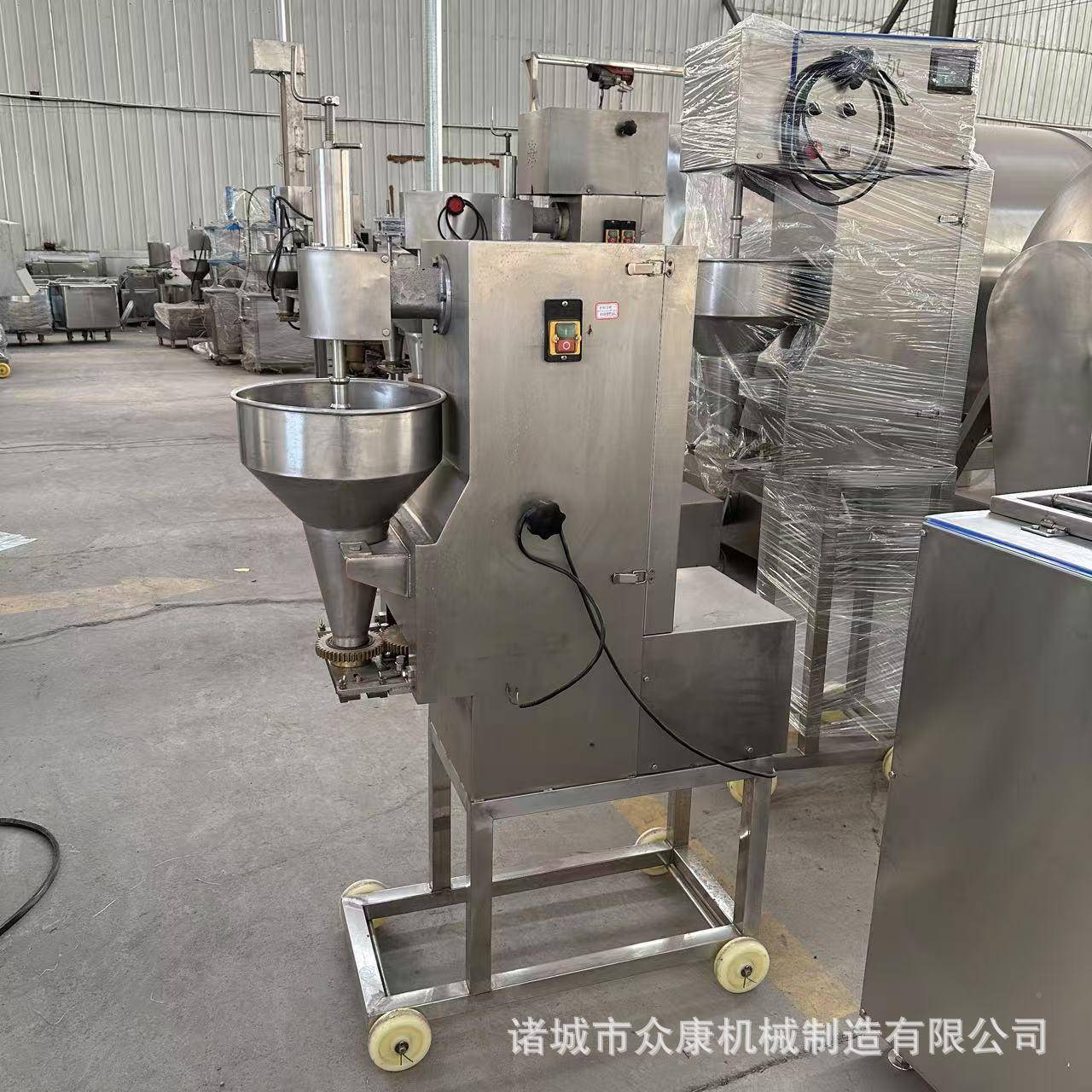 丸子制造器肉丸子机工LIB厂变频调速鱼丸眉机牛肉丸成型机毛丸用