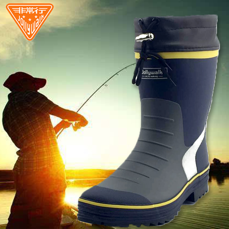 男士雨靴透气防水中筒防滑钓鱼鞋