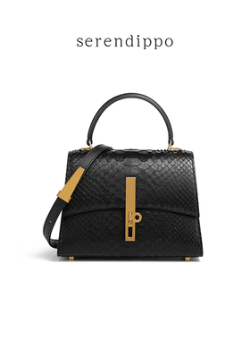 SERENDIPP白厂voila蛇纹手提包小众轻奢高级感通勤单肩斜挎包女